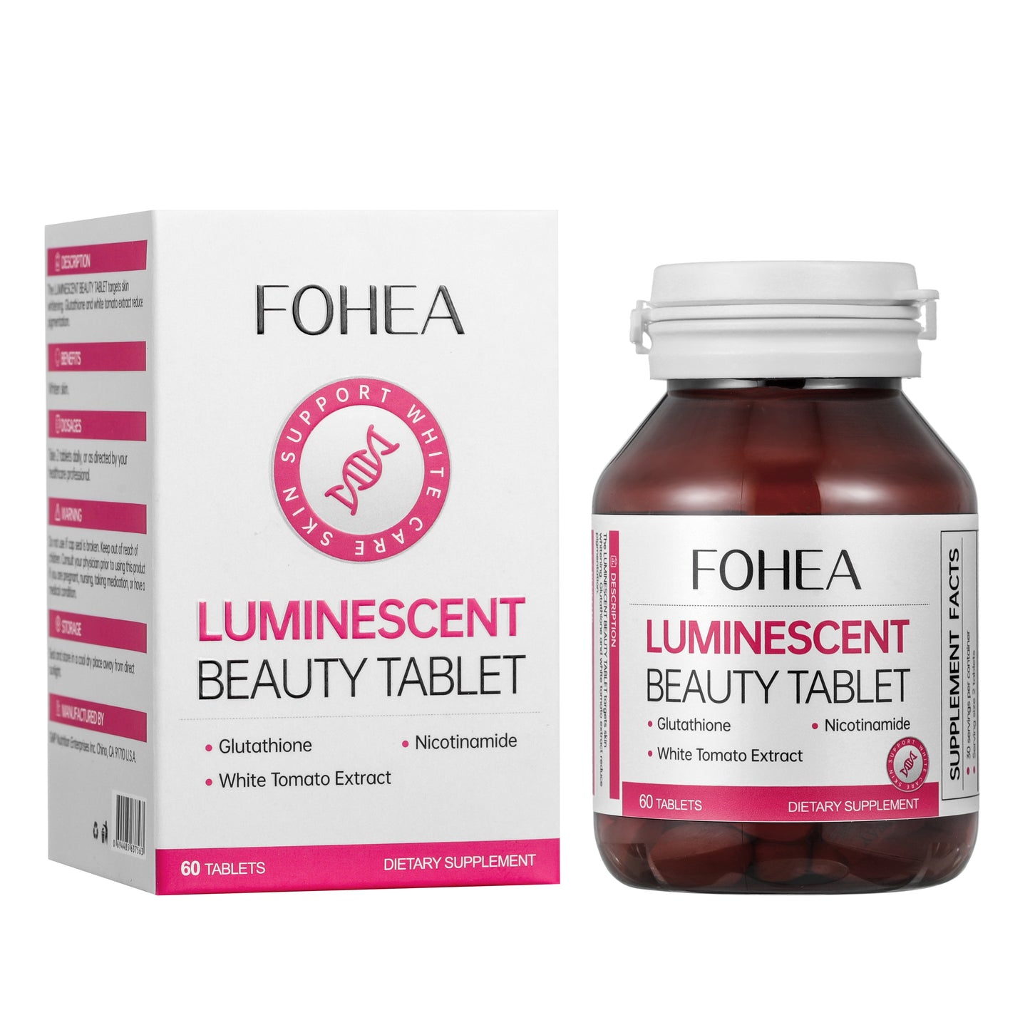 FOHEA White Tomato Capsules can remove black and white tender skin and brighten the skin